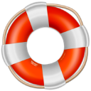 Red Life Saver icon